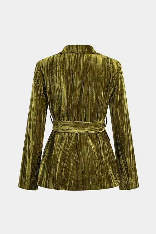 Womens Jacket With Tie Belt 1