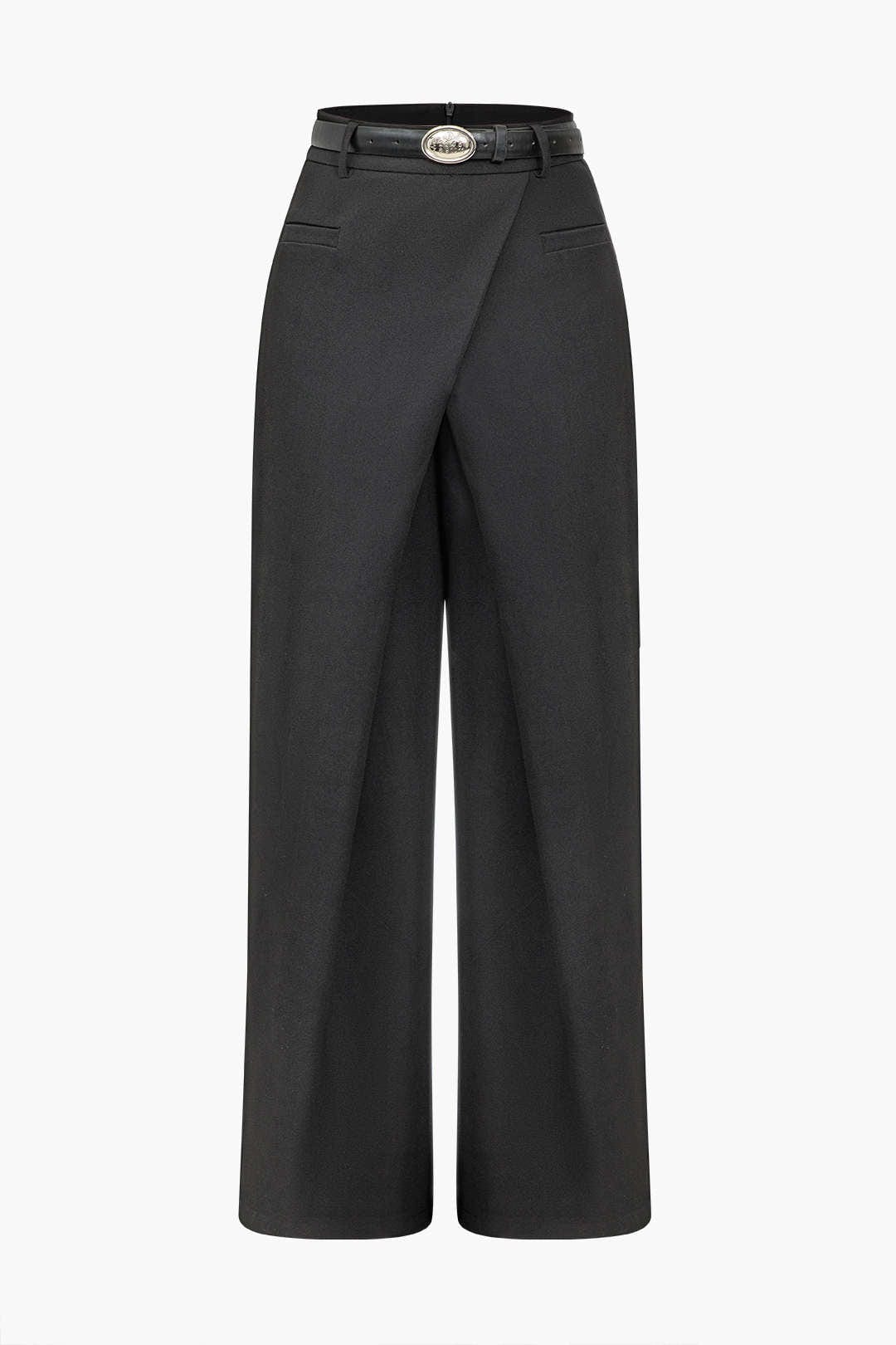 Womens Linen Wide Leg Pants 1
