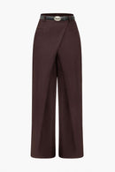 Womens Linen Wide Leg Pants 4