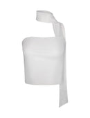 Womens Tank Top With Asymmetrical Neckband 7