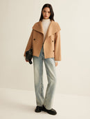 Womens Wool Coat Cropped 1