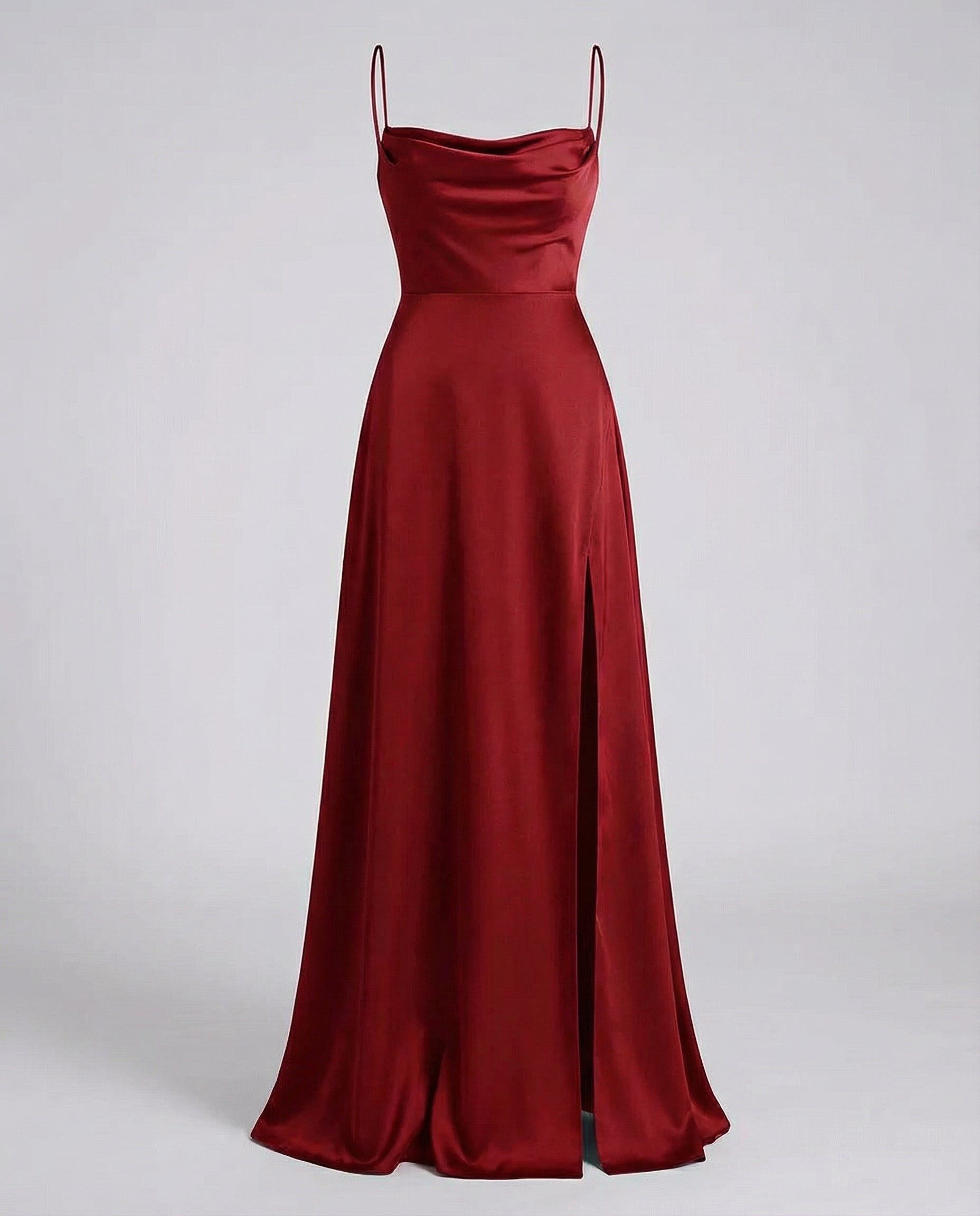 Elegant Womens Silk Maxi Dress Flowing Fit – Chic Summer Evening Gown