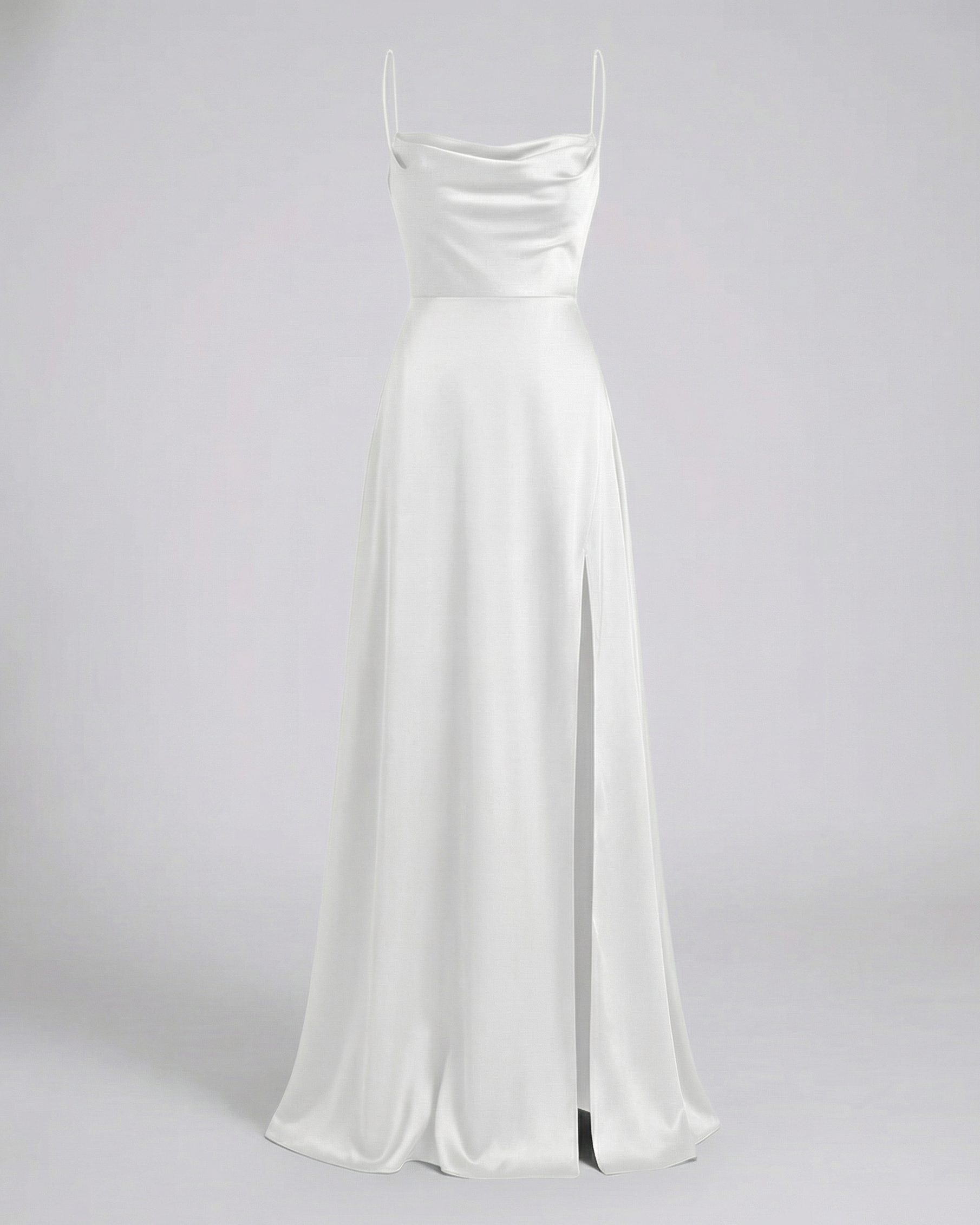 Elegant Womens Silk Maxi Dress Flowing Fit – Chic Summer Evening Gown