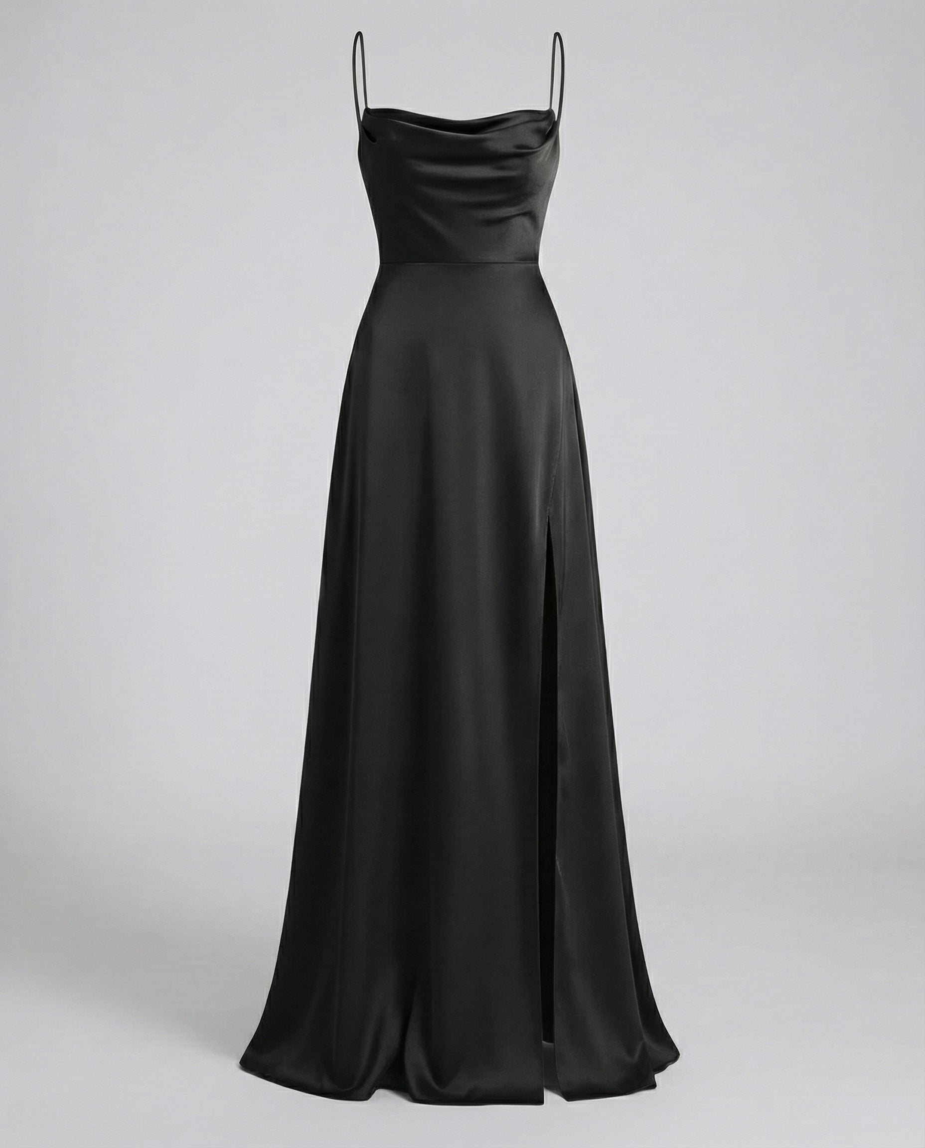 Elegant Womens Silk Maxi Dress Flowing Fit – Chic Summer Evening Gown