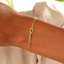 Women's Stylish Love Knot Bracelet In An Elegant Design – Timeless Wrist Jewelry