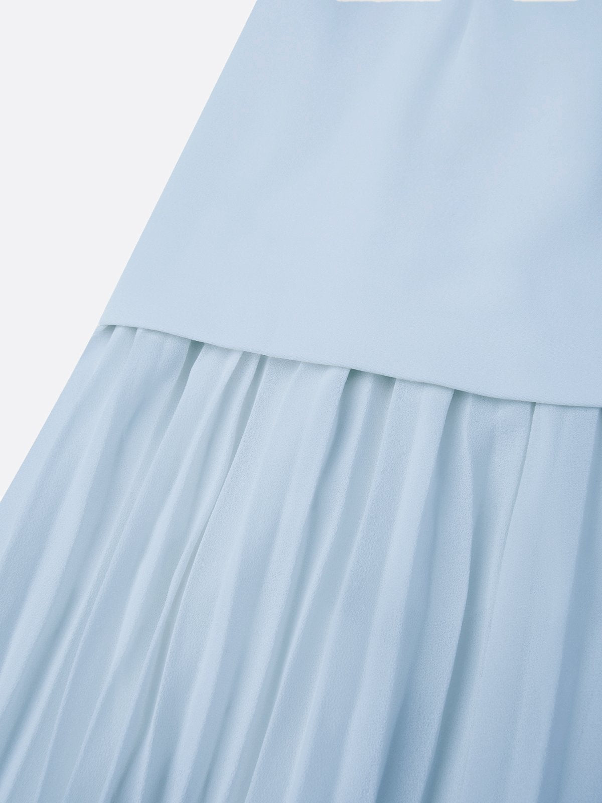 Women's Sleeveless Maxi Dress with Flowing Pleats – Elegant Bridesmaid Gown