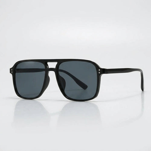 Oversized Retro Square Aviator Style Sunglasses – Chic UV Protection Eyewear