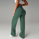 Women's Straight Leg Jogger Trousers – Casual Comfortable Everyday Pants