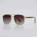 Oversized Retro Square Aviator Style Sunglasses – Chic UV Protection Eyewear