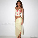 Floral Mesh Vacation Two-Piece Skirt