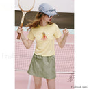 Green Bow Workwear A-Line Skirt