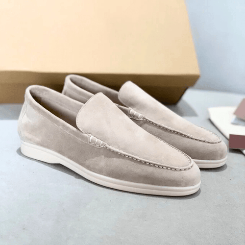 Men's Casual Suede Slip-On Loafers – Comfortable Everyday Smart Shoes