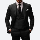 Men’s 3-Piece Suit – Luxurious Tailored Elegant Formal Occasion Style