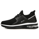 Women's Black Non-Slip Athletic Sneakers – Steel Toe Safety Work Trainers