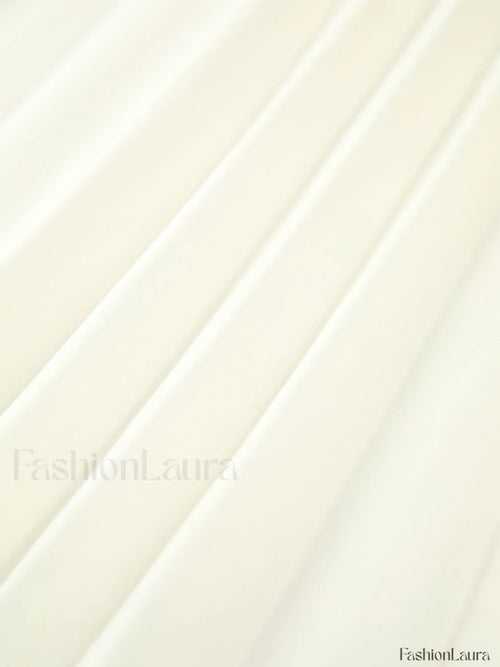 Patchwork Asymmetrical Pleated Buttoned Midi Skirt