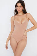 Sculpting Full Brief Bodysuit – Cafe au Lait