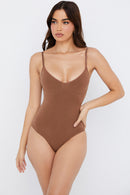Sculpting Full Brief Bodysuit – Mocha