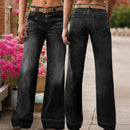 Women's Vintage Wide Leg Jeans – High Waist Loose Denim Pants