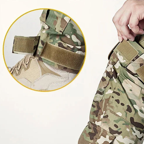 Men’s Multicam Tactical Combat Pants With Knee Pads – Durable Cargo Trousers
