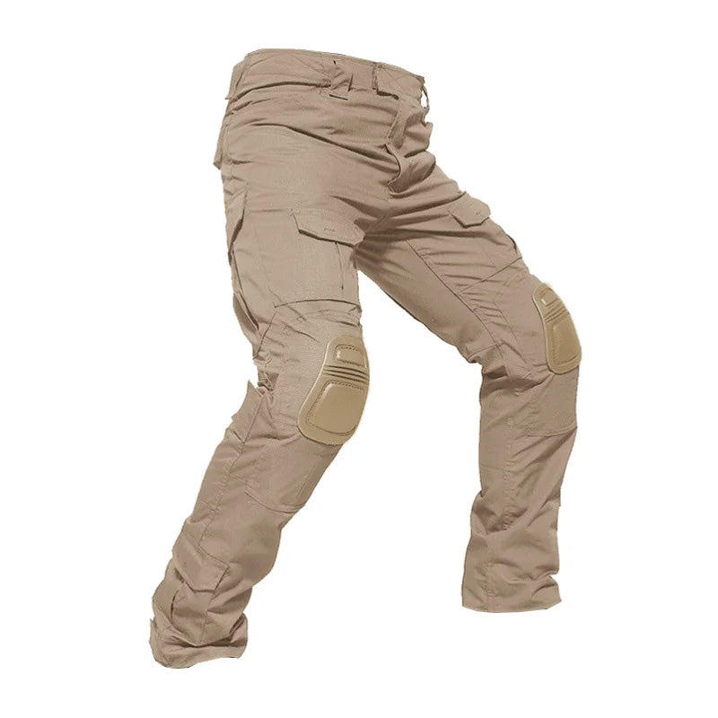 Men’s Multicam Tactical Combat Pants With Knee Pads – Durable Cargo Trousers