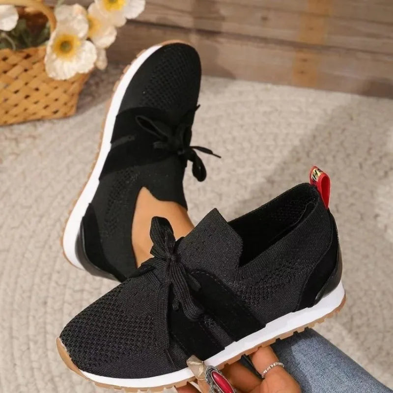 Women's Supportive Slip-On Walking Sneakers – Lightweight Everyday Comfort Shoes